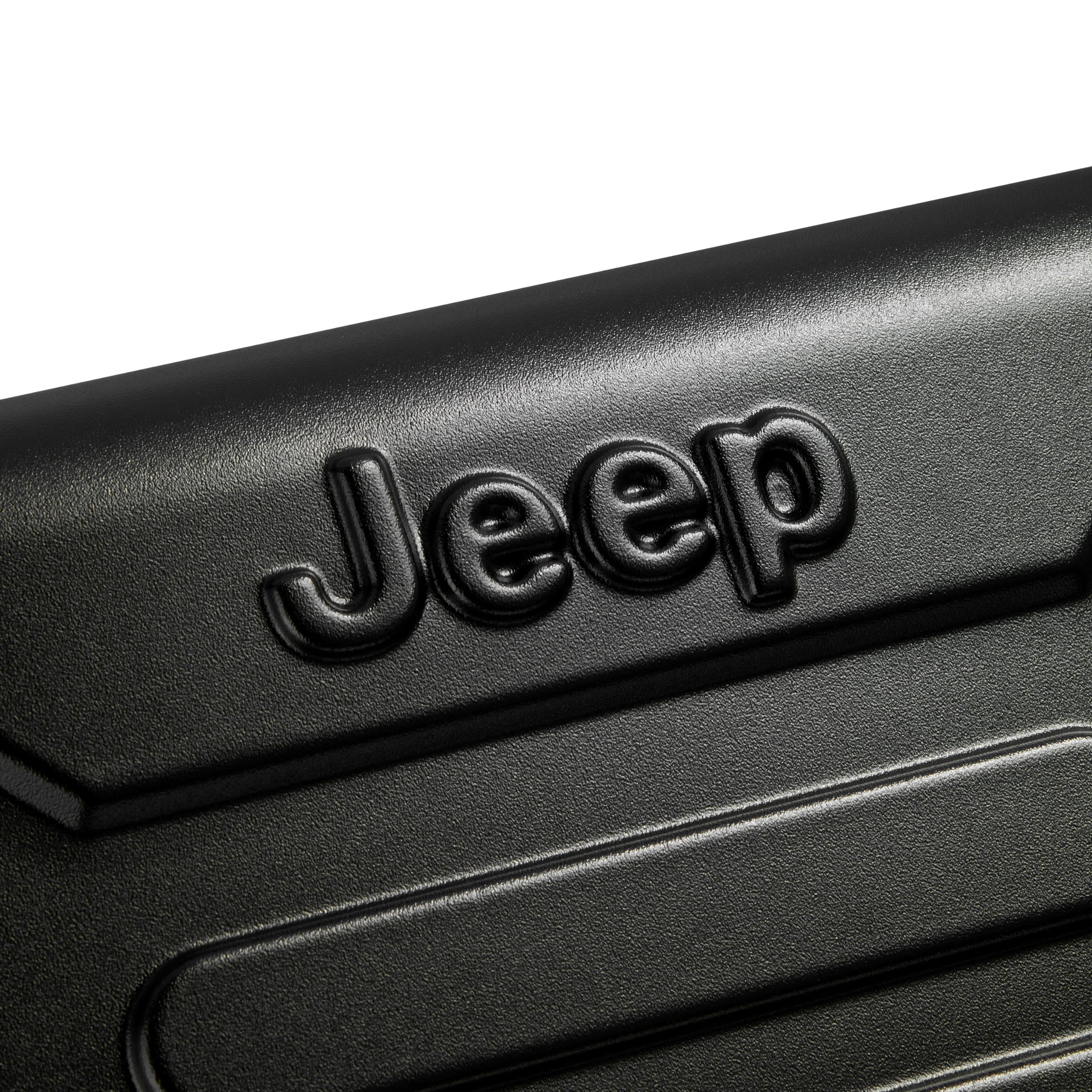 Jeep JH004C Hardside Expandable Luggage with Spinner Wheels ( Black , Checked-Large 28 Inch ) Black Checked Large 28 Inch U1