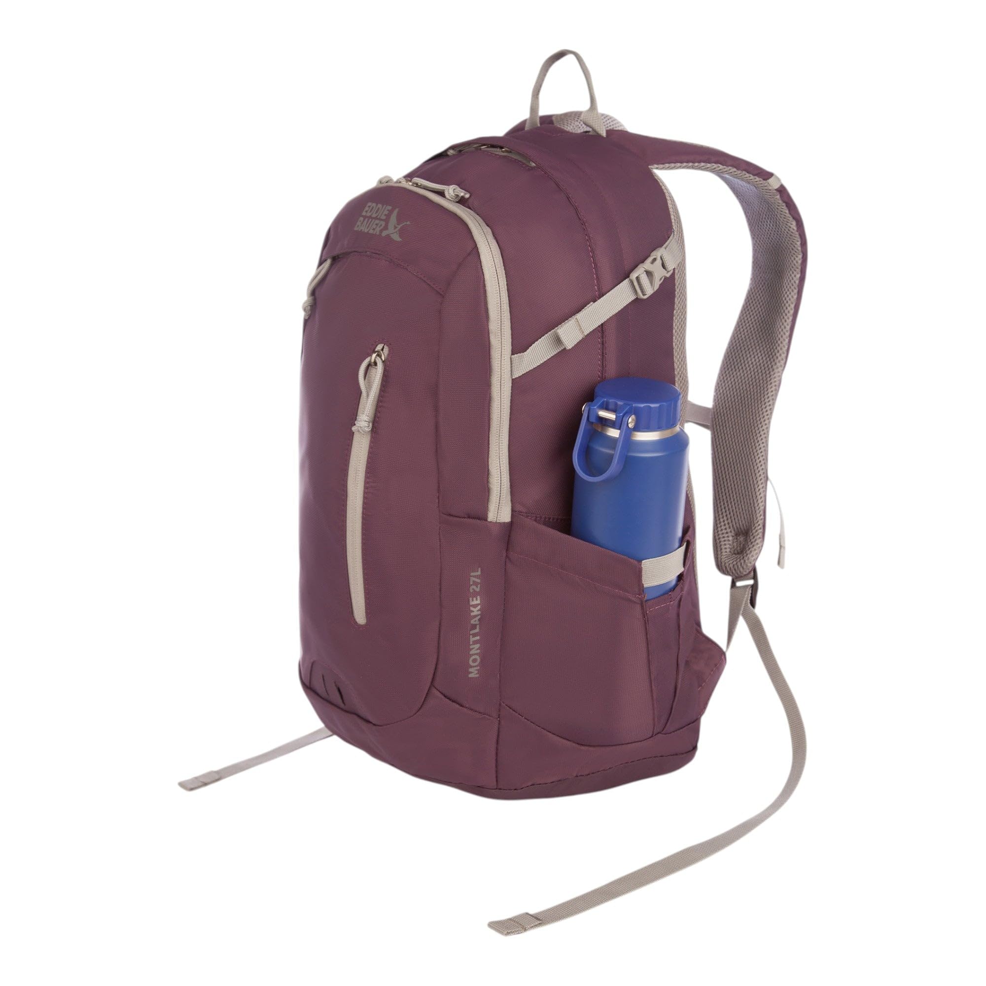 Eddie Bauer Montlake Backpack | Travel | Commuting | Laptop | Everyday Carry | 27L | Aubergine Aubergine 27L U1