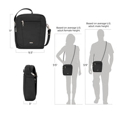Travelon Anti-Theft Classic Medium Tour Bag Midnight One Size U1