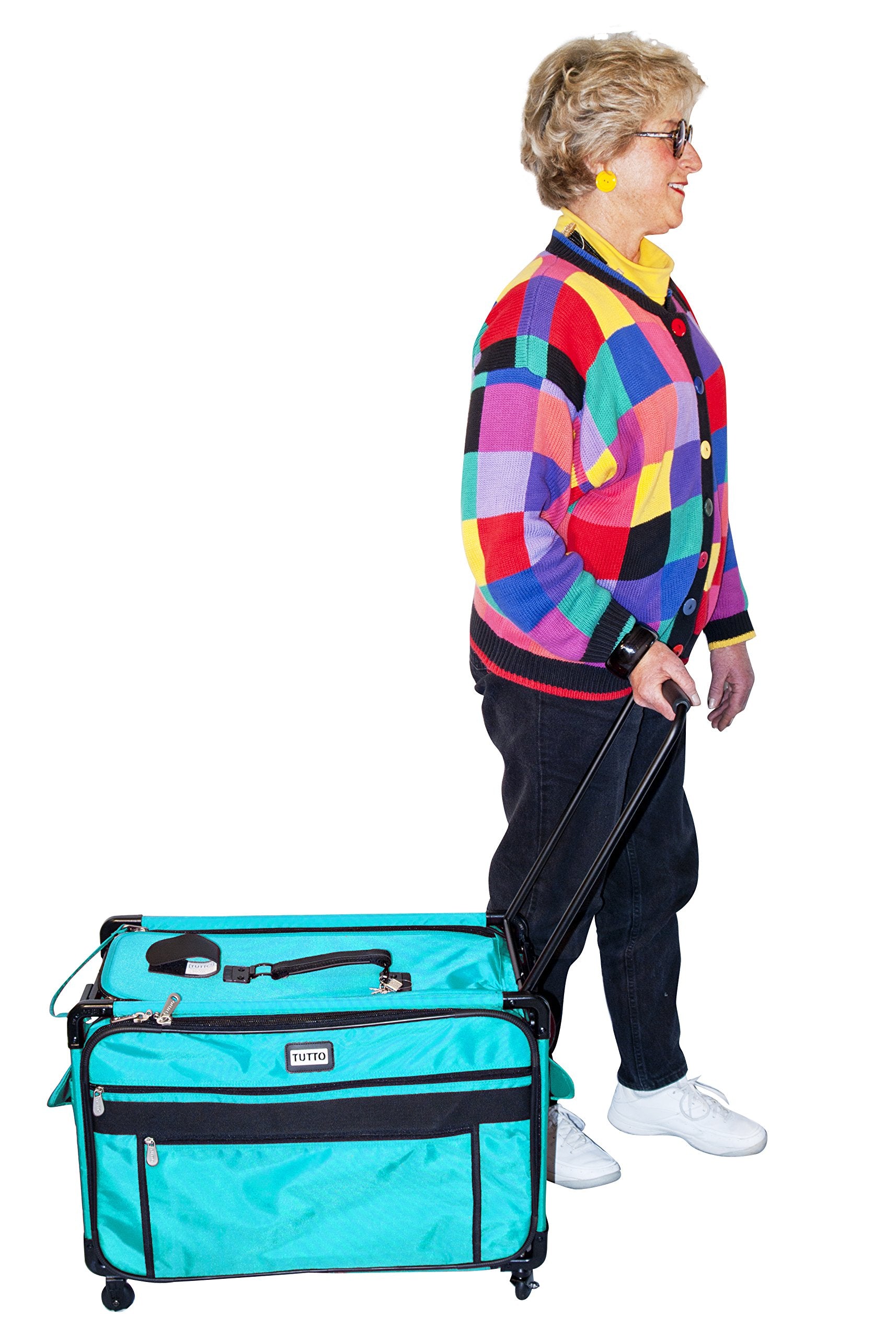 Tutto Machine On Wheels ( Turquoise , 24-Inch ) Turquoise 24 Inch U5