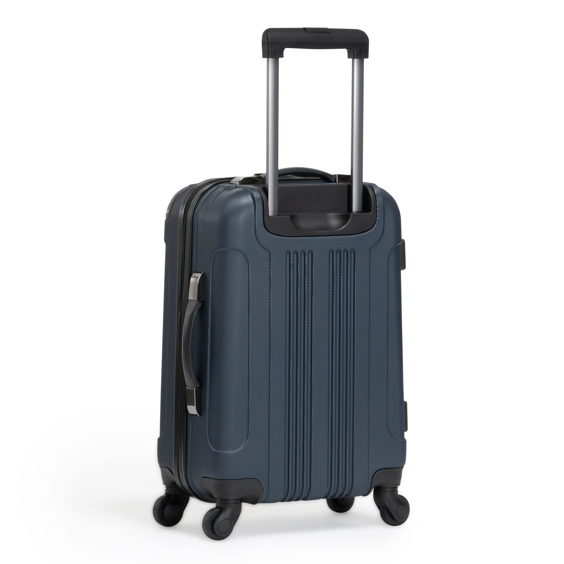 Kenneth Cole REACTION Out of Bounds Lightweight Hardshell 4-Wheel Spinner Luggage, Naval, 28-Inch Checked Naval 28-Inch Checked U1