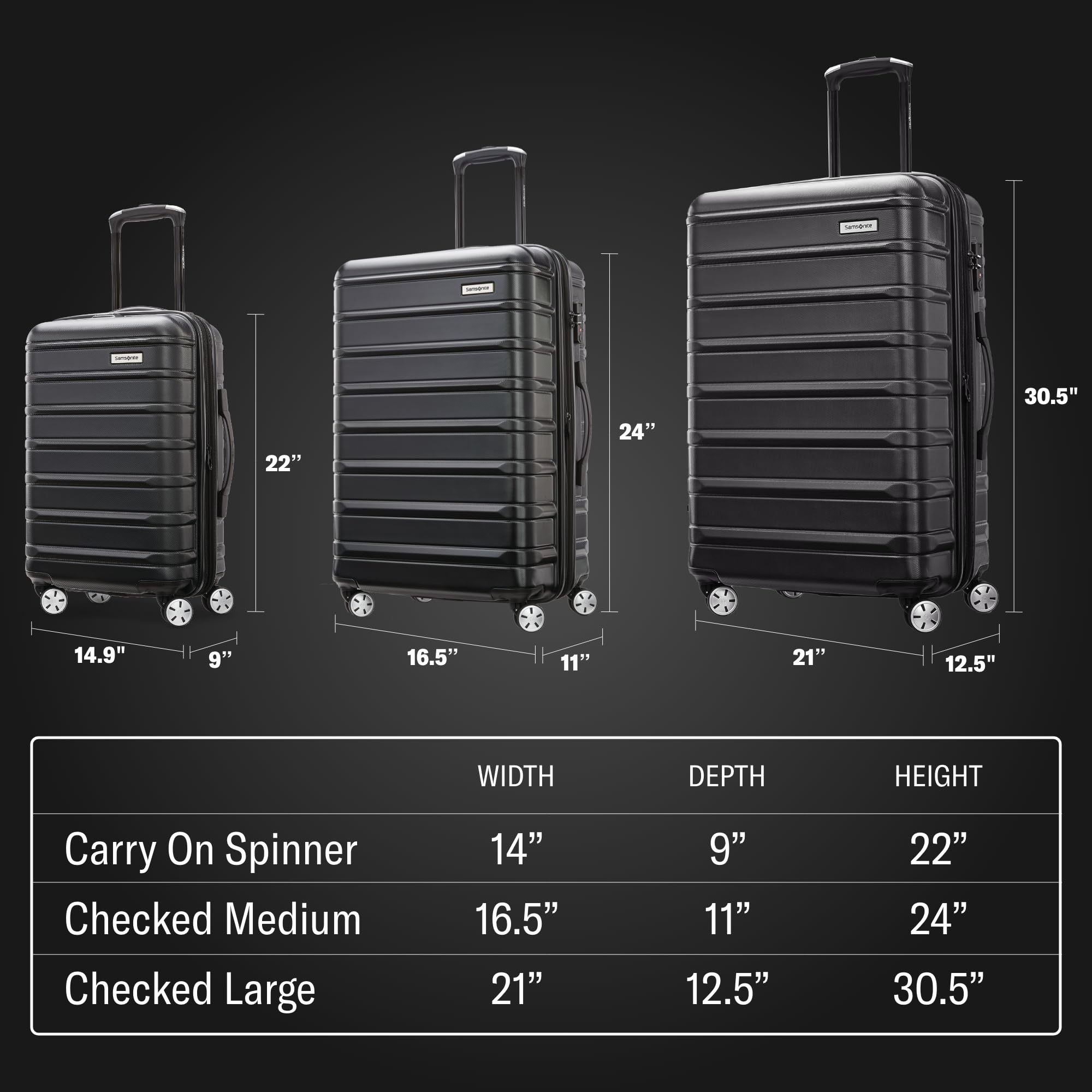 28 Inch Samsonite L Samsonite Omni Hardside Expandable Luggage
