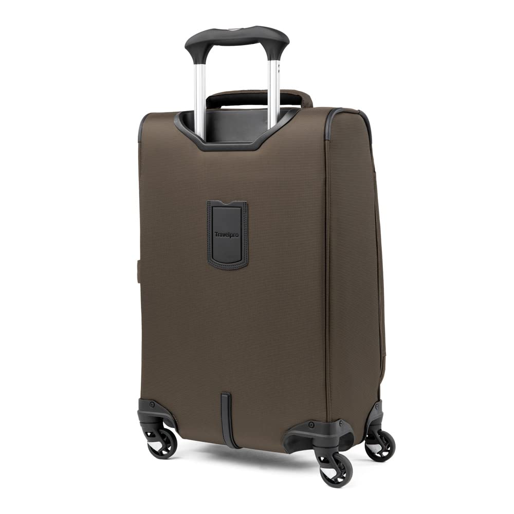 Travelpro Maxlite 5 Softside Expandable Luggage with 4 Spinner Wheels, Lightweight Suitcase, Men and Women ( Mocha , Carry-on 21-Inch ) Mocha Carry On 21 Inch U20