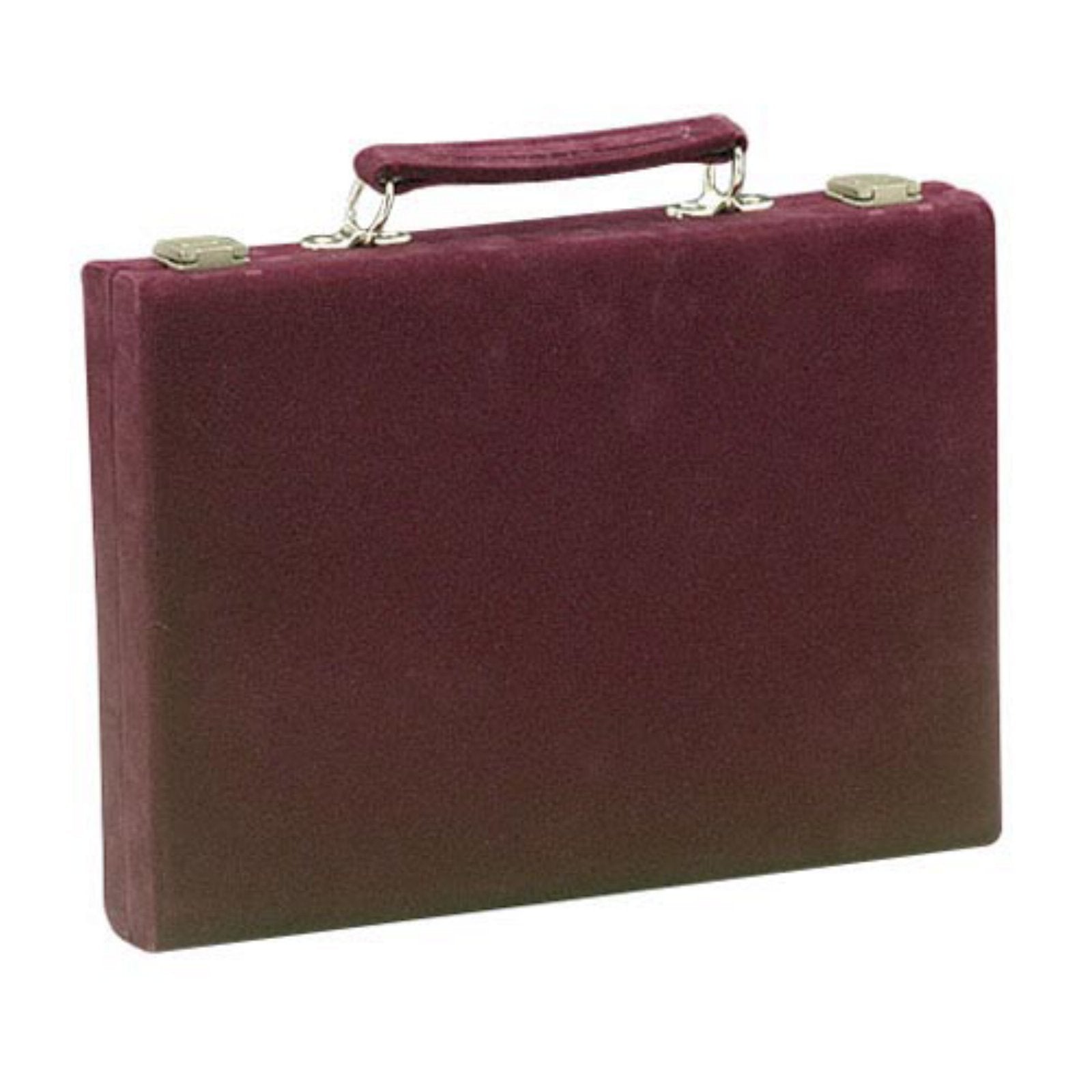 18" Recreational Velvet Backgammon Board Game Case, Burgundy Burgundy 18" U1