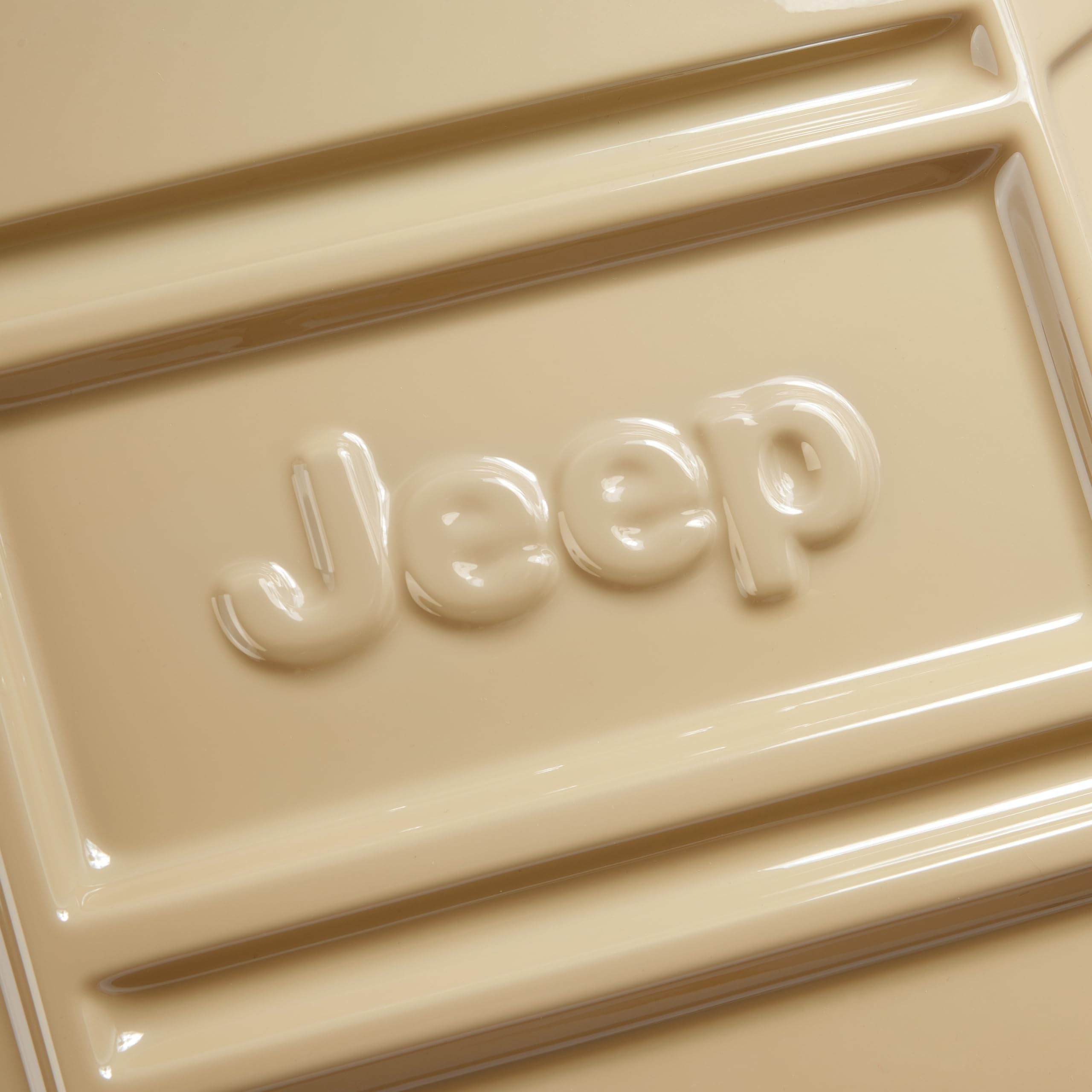 Jeep JH003B Hardside Expandable Luggage with Two Wheels (Warm Sand, Carry-On 20 Inch) Warm Sand Carry-On 20 Inch U1