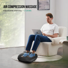 Snailax Shiatsu Foot Massager with Heat, Deep Kneading, Compression, Vibration, Feet Massager Machine for Plantar Fasciitis, Neuropathy, Foot Warmer Under Desk, Size 13, Gifts for Men, Women Black 1 Count (Pack of 1) U1