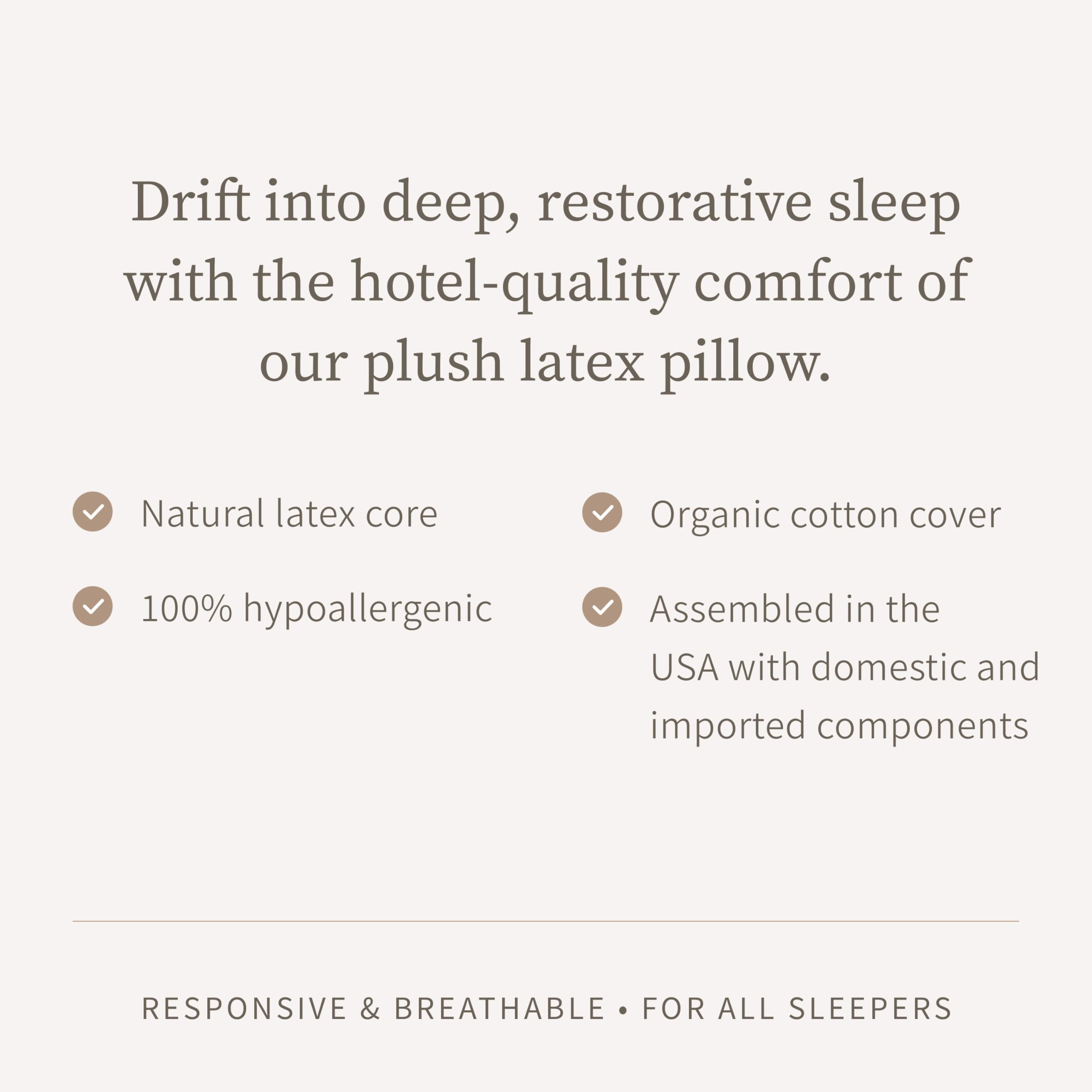 Saatva Latex Pillow - Standard Loft (4" - 5") - Hypoallergenic Pillow with Shredded Latex Core - Breathable - Machine Washable Organic Cotton Cover - King (34"x18") 1 Pack White King (Pack of 1) U2