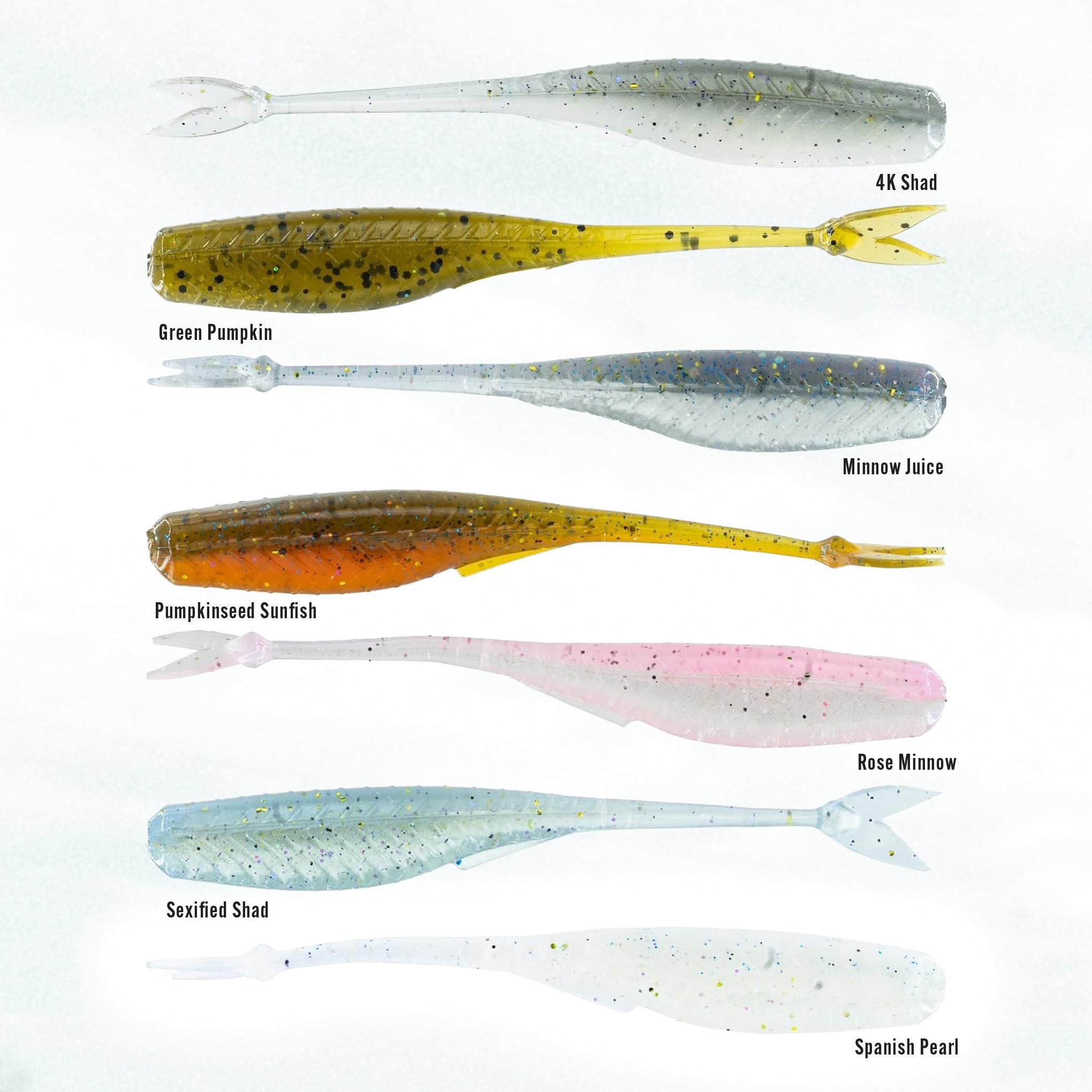6th Sense Fishing Juggle Minnow - Soft Plastic - Bass Fishing U1