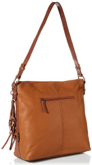 The Sak Ashland Bucket Bag in Leather, Casual Everyday Purse with Removable Crossbody Strap, Handcrafted & Sustainably-Made, Brown Brown One Size U1