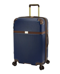 London Fog Brentwood IV 25" Expandable Spinner Hardside Suitcase, Midnight Blue Midnight Blue Medium U1