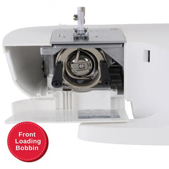 SINGER | MX60 Sewing Machine With Accessory Kit & Foot Pedal - 57 Stitch Applications - Simple & Great for Beginners U1