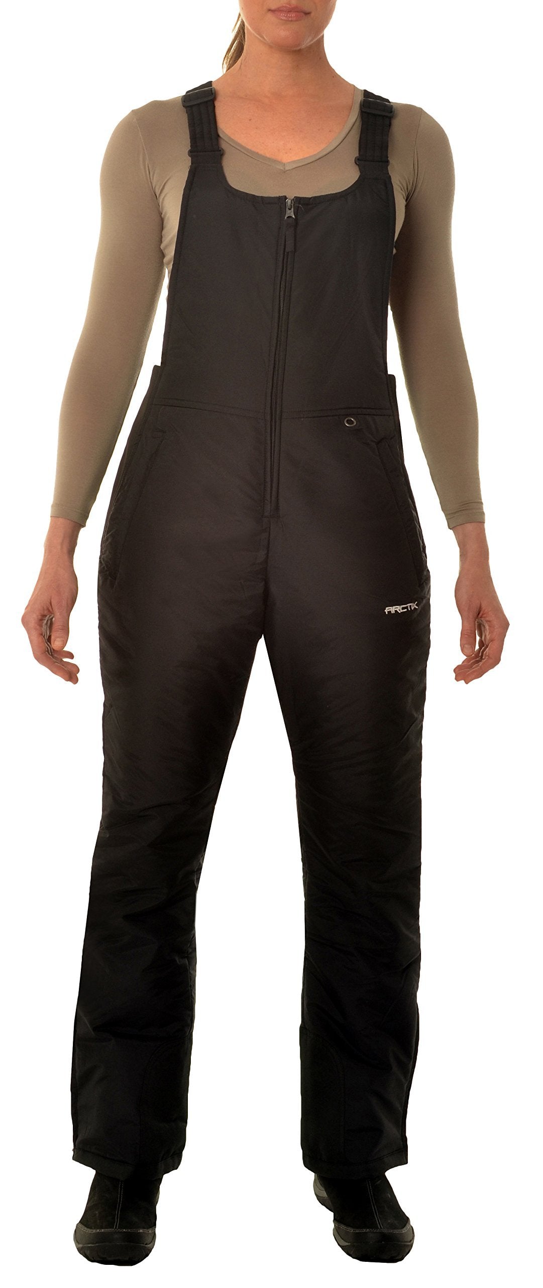 Arctix Women's Essential Insulated Bib Overalls, Black, 3X Black 3X/31" Inseam U2