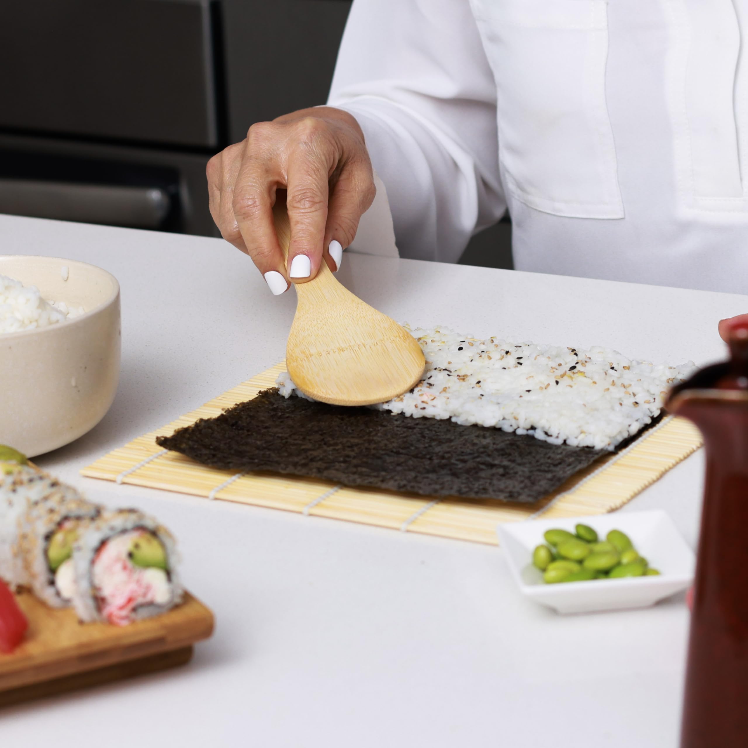 Joyce Chen 3-Piece Sushi Making Kit with Sushi Roller U1