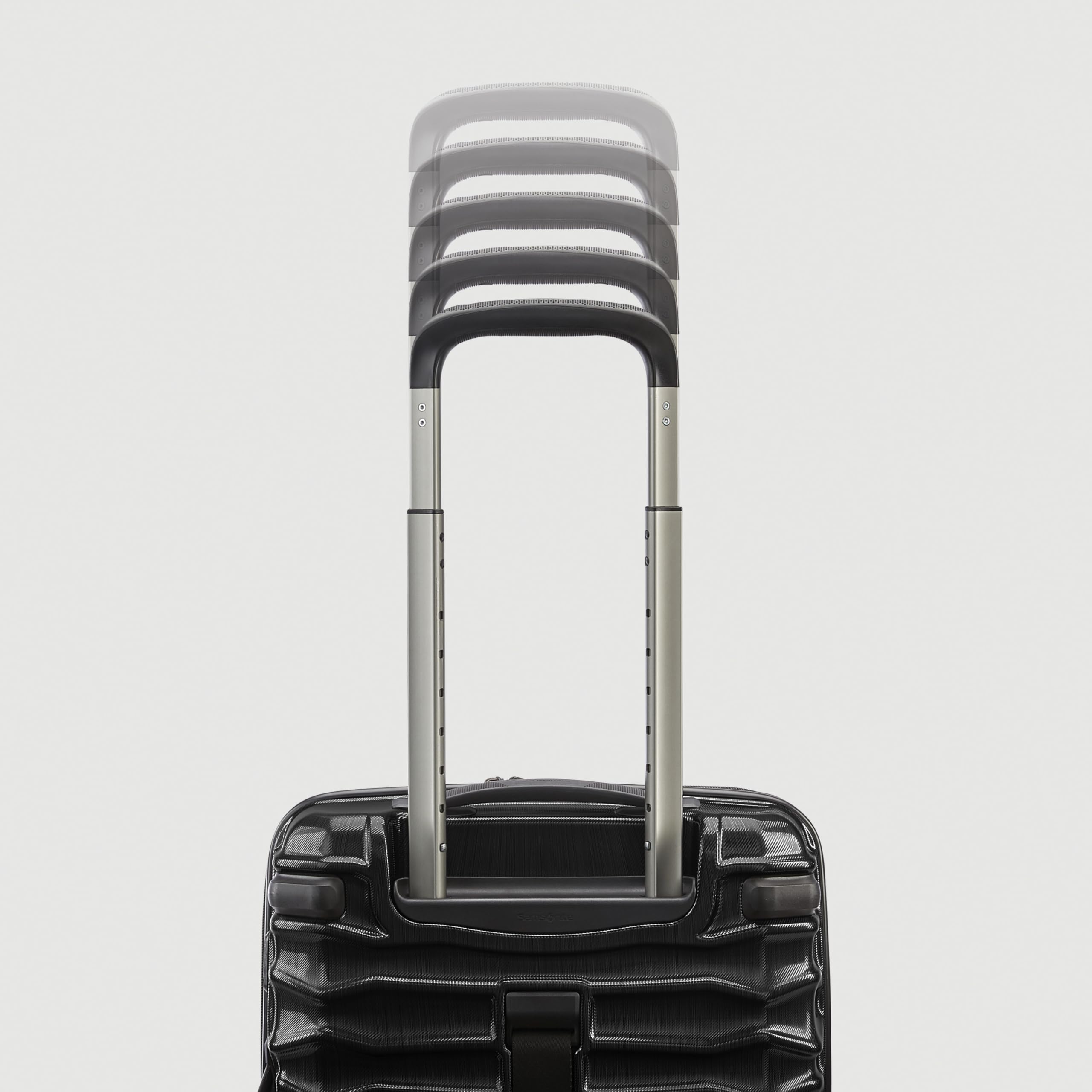 Samsonite Stryde 2 Hardside Expandable Luggage with Spinners, Stealth Black, Carry On U1