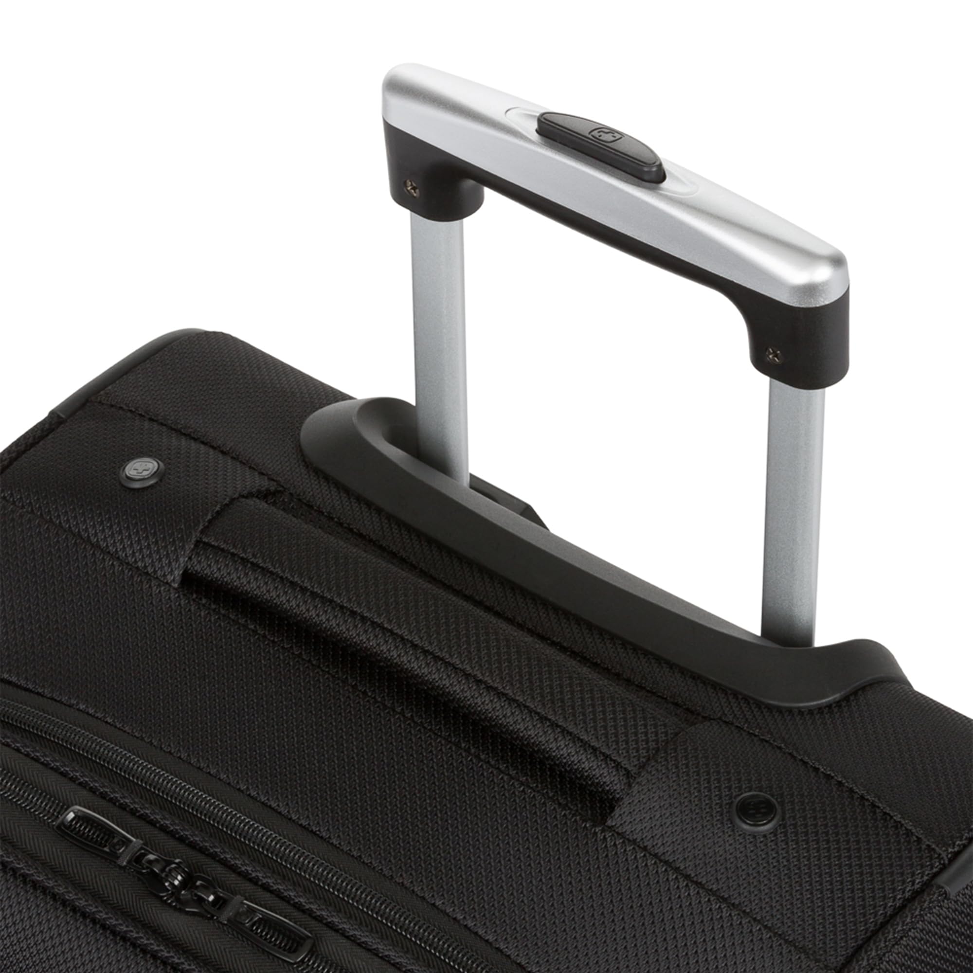SwissGear Sion Softside Expandable Luggage, Black, Checked-Medium 25-Inch Black Checked-Medium 25-Inch U1