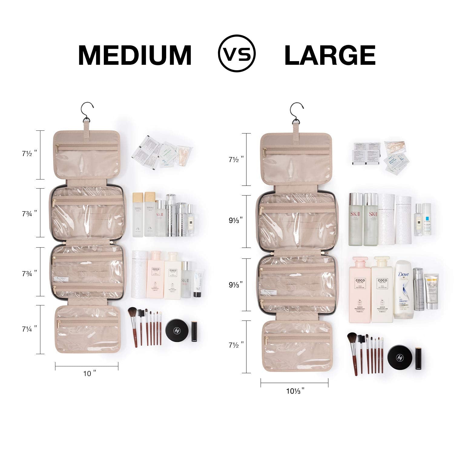 BAGSMART Toiletry Bag Travel Bag with hanging hook, Water-resistant Ma Luggage Online Outlet BAGSMART Toiletry Bag Travel Bag with hanging hook, Water-resistant Ma Luggage Online Outlet