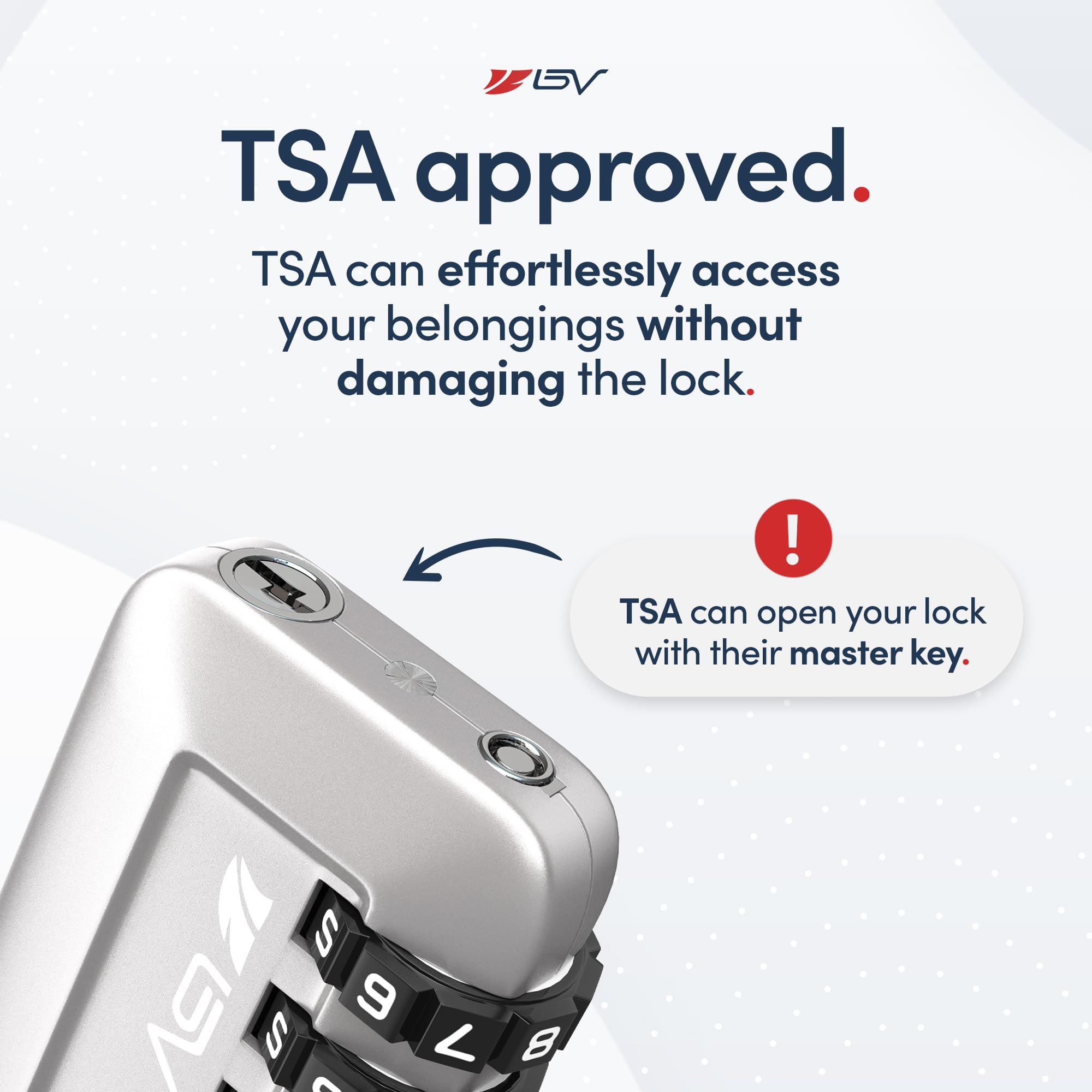 TSA Approved Luggage Travel Lock, Set-Your-Own Combination Lock for School Gym Locker, Luggage Suitcase Baggage Locks, Filing Cabinets, Toolbox, Case (Silver, 2 Pack) U1