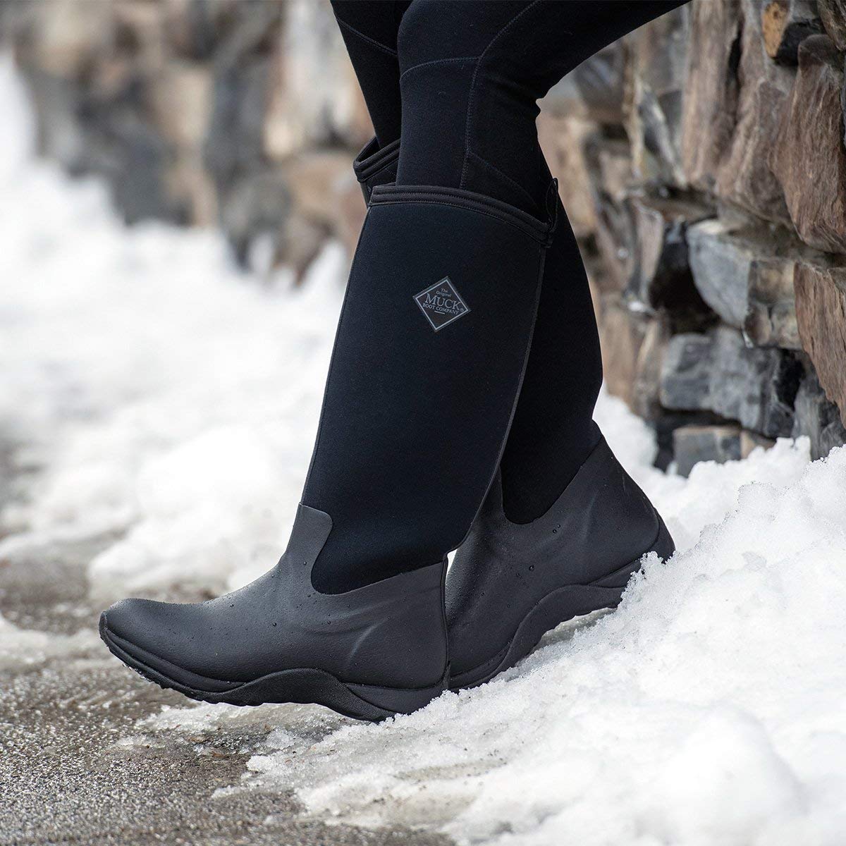 MUCK Women's Arctic Adventure Tall Boot, Black, Size 9(M) Black 9 U1