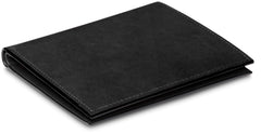 Bosca Men’s Wallet In Old Leather – 12 Pockets Bi-Fold Credit Holder Hand-Stained Full Grain Leather, RFID Blocking Black Black  U1
