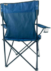 E-Z Living Folding Portable Outdoor Camping Chair[Large] (Navy Blue) Navy Blue Large U1