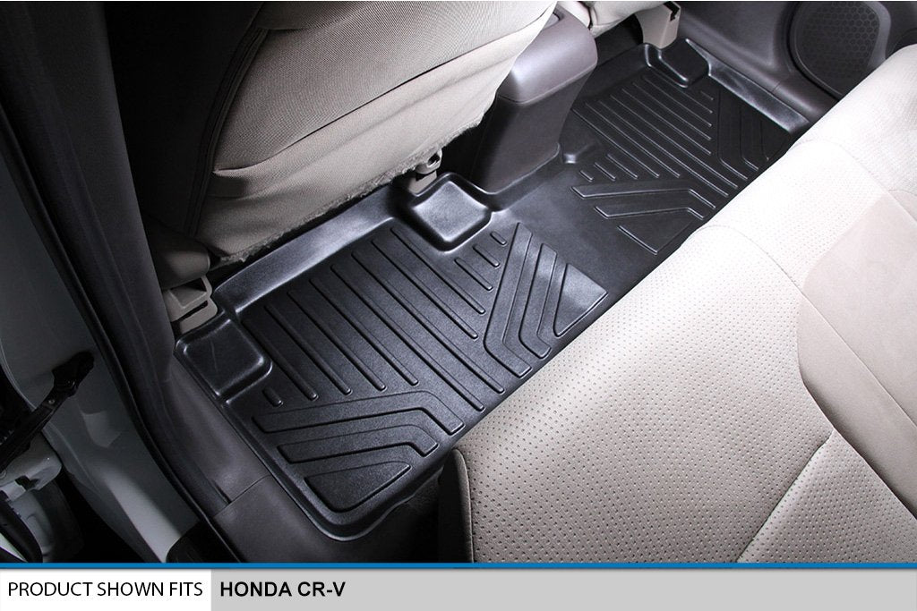 SMARTLINER Custom Fit Floor Mats 2 Row Liner Set for 2012-2016 Honda CR-V Honda CR-V 2012 - 2016 14 inches (L) x 5 inches (W) x 36 inches (T) U1