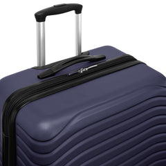 TOTAL TRAVELWARE Everest Expandable Hardsided Spinner (Navy, 24-Inch Checked Medium) Navy 24-Inch Checked Medium U2