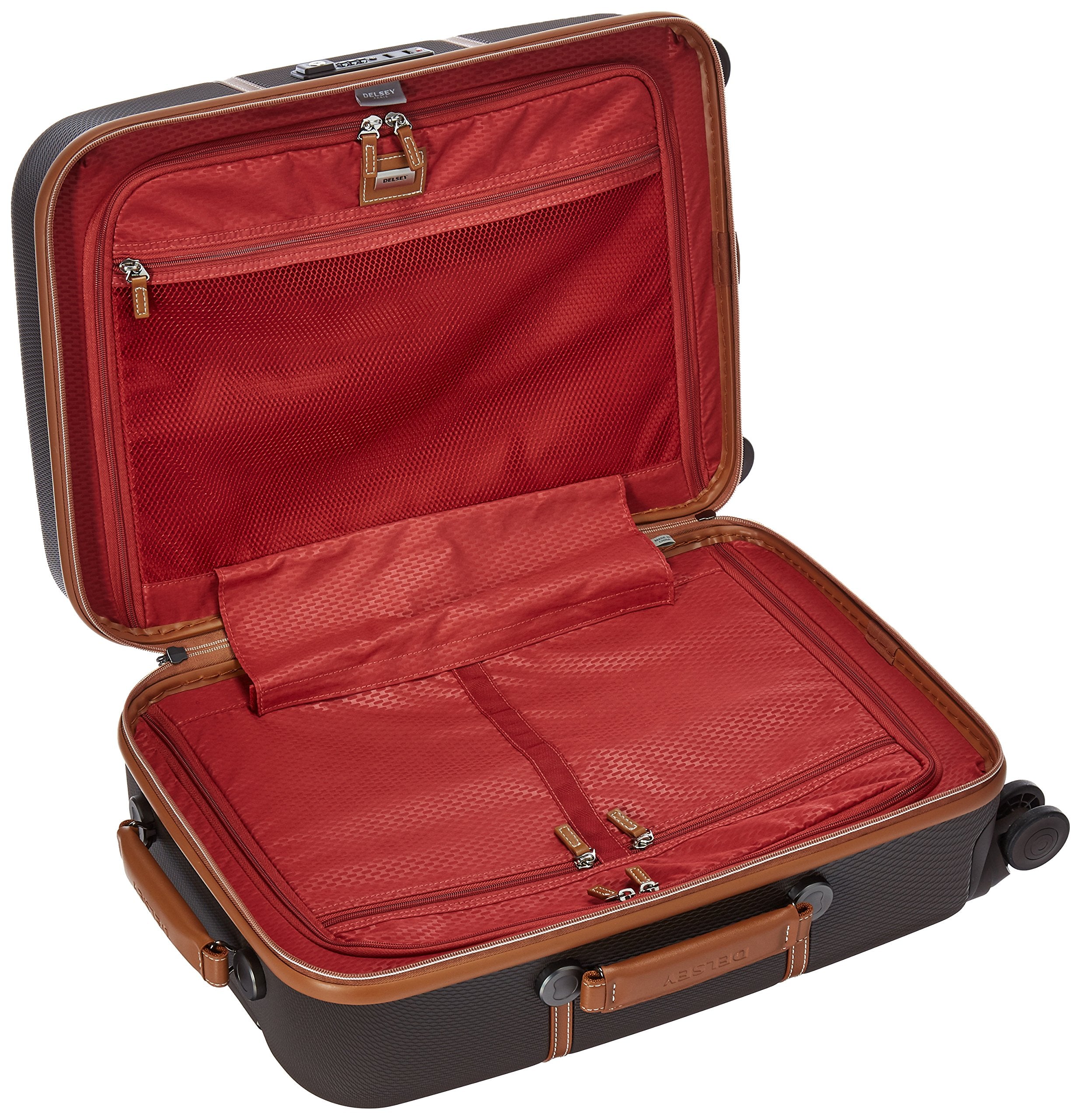 DELSEY Paris Chatelet Air 2.0 Hardside Luggage with Spinner Wheels ( Chocolate Brown , Carry-on 21 Inch, with Brake ) Chocolate Brown Carry On 21 Inch With Brake U9