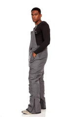 Arctic Quest Mens Insulated Snow and Ski Bib Overalls Snow Pants Snowboard Mens Overalls for Fishing, Hunting, Snowmobiling, Grey Heather, Medium Grey Heather Medium U1