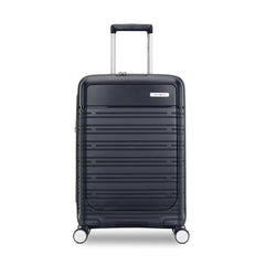 Samsonite Elevation Plus - Carry-On Hardside Luggage with QuickEntry™ Front Compartment - Scratch Resistant Polypropylene Shell, AirTag Holder, TSA Lock, Airline Approved - Midnight Blue Midnight Blue Carry-On PRO U1