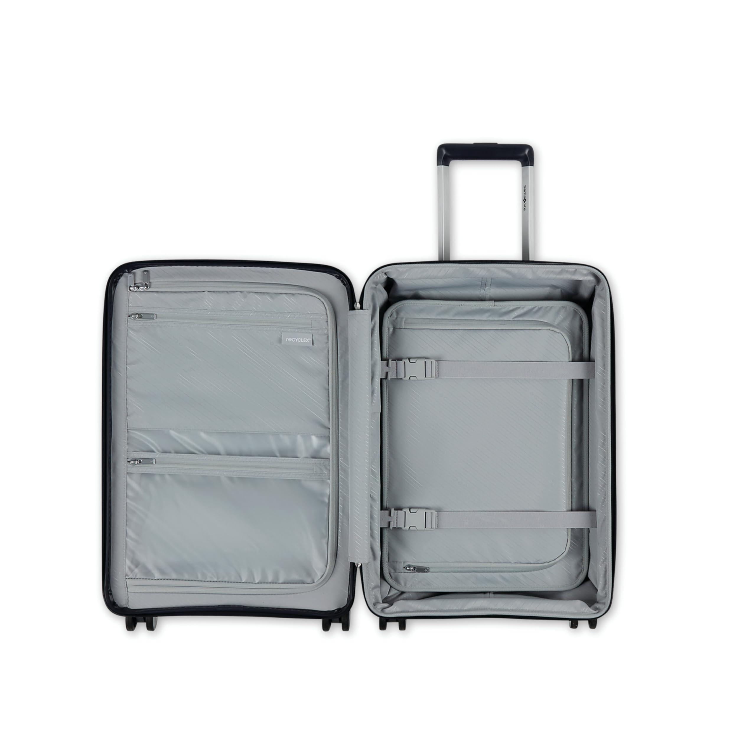 Samsonite Elevation Plus - Carry-On Hardside Luggage with QuickEntry™ Front Compartment - Scratch Resistant Polypropylene Shell, AirTag Holder, TSA Lock, Airline Approved - Midnight Blue Midnight Blue Carry-On PRO U1