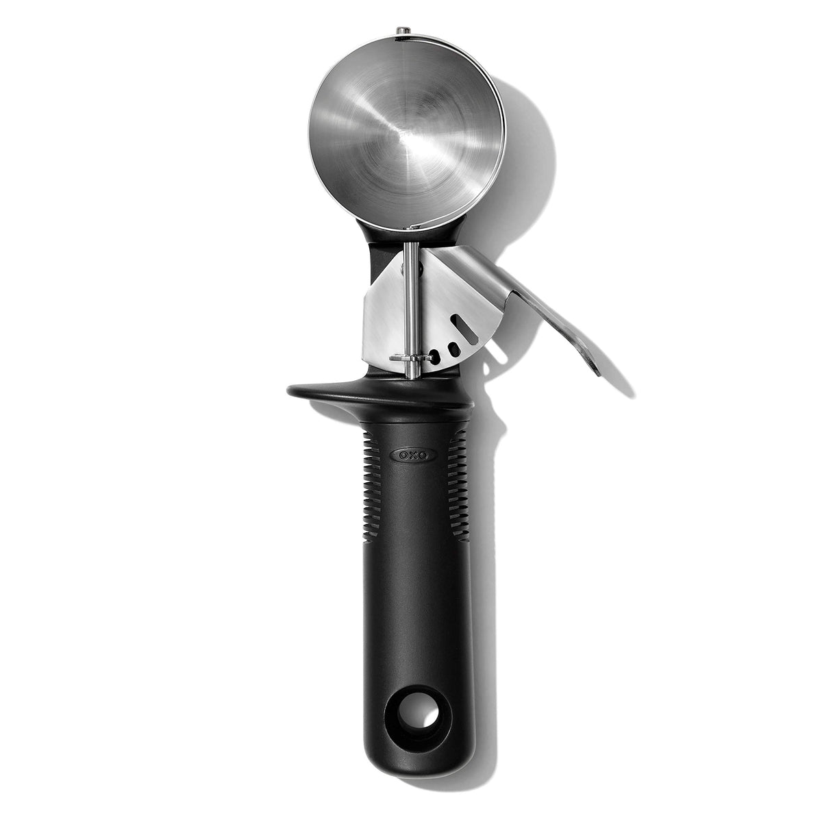OXO Good Grips Classic Ice Cream Scoop,Black Black Measures 4.25" L x 1.35" W x 10.5" H U1