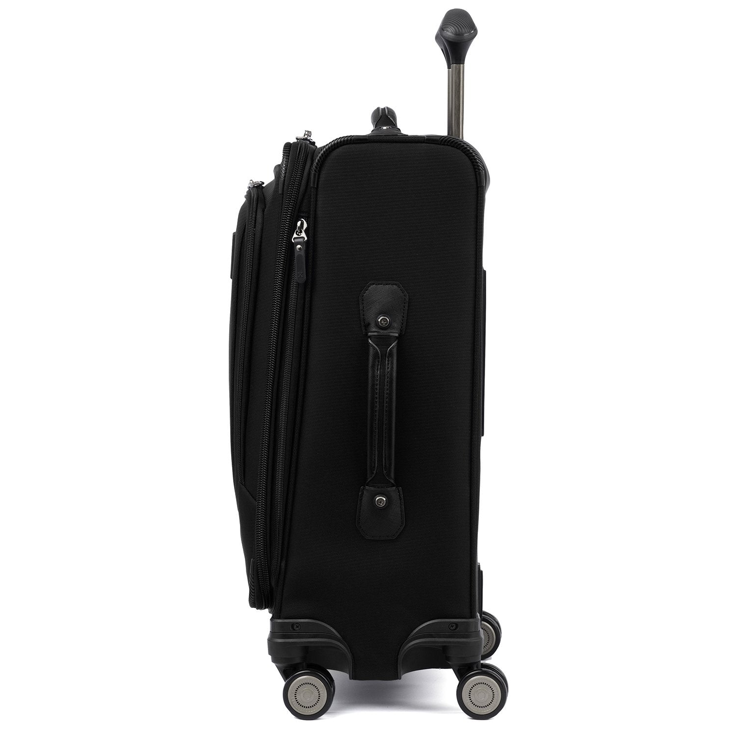 Travelpro Crew 11 Softside Expandable Luggage with Spinner Wheels, Black, Carry-On 19-Inch U1