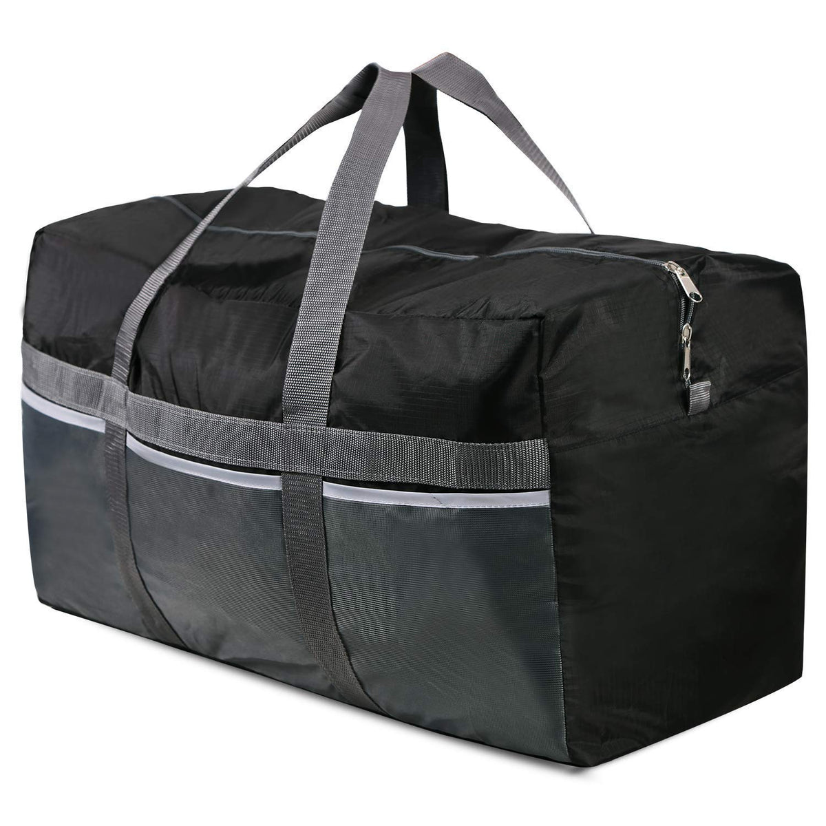 REDCAMP Extra Large Duffle Bag Lightweight, 96L Water Resistant Travel Duffle Bag Foldable for Men Women, Black U1