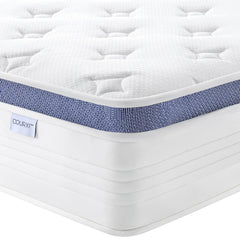 Dourxi Twin Mattress, 12 Inch Hybrid Mattress in a Box with Gel Memory Foam, Individually Pocketed Springs for Support and Pressure Relief - Medium Plush U1