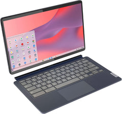 Lenovo - Chromebook Duet 5-13.3" OLED Touch Screen Tablet - 8GB Memory - 128GB SSD - with Keyboard - Abyss Blue Abyss Blue 13.3 Inches U1