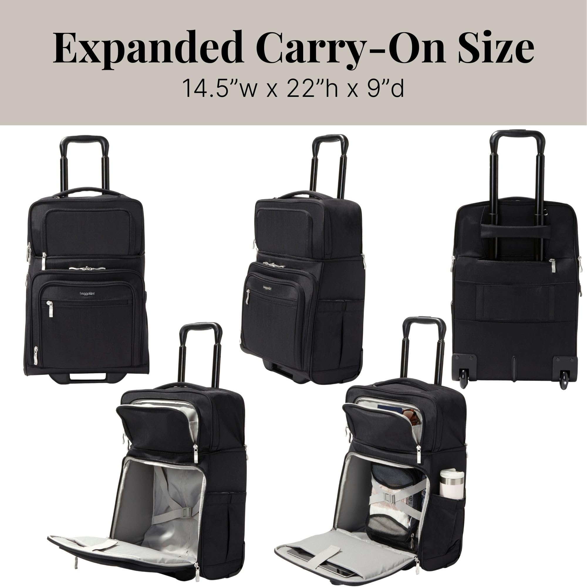 Baggallini Expandable Underseat Carry-On U2