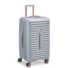 DELSEY PARIS Cruise 3.0 Hardside Expandable Luggage with Spinner Wheels, Platinum, Checked 26 Inch Trunk U1