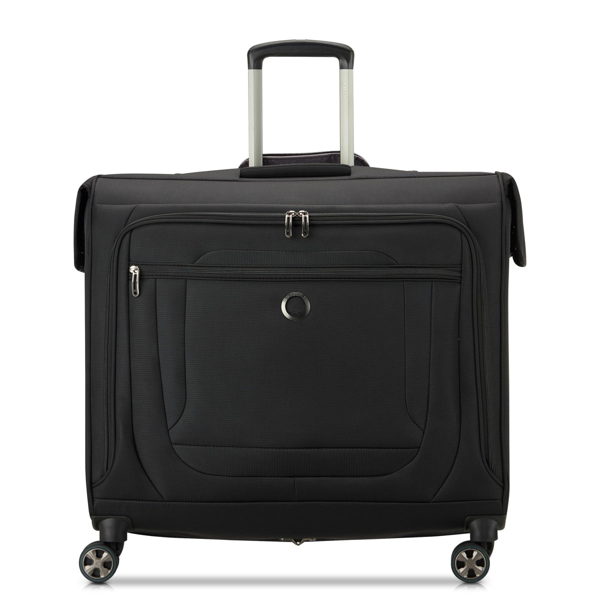 DELSEY Paris Helium DLX Carryon Garment Bag with Spinner Wheels ( Black , 24 Inch ) Black 24 Inch U9