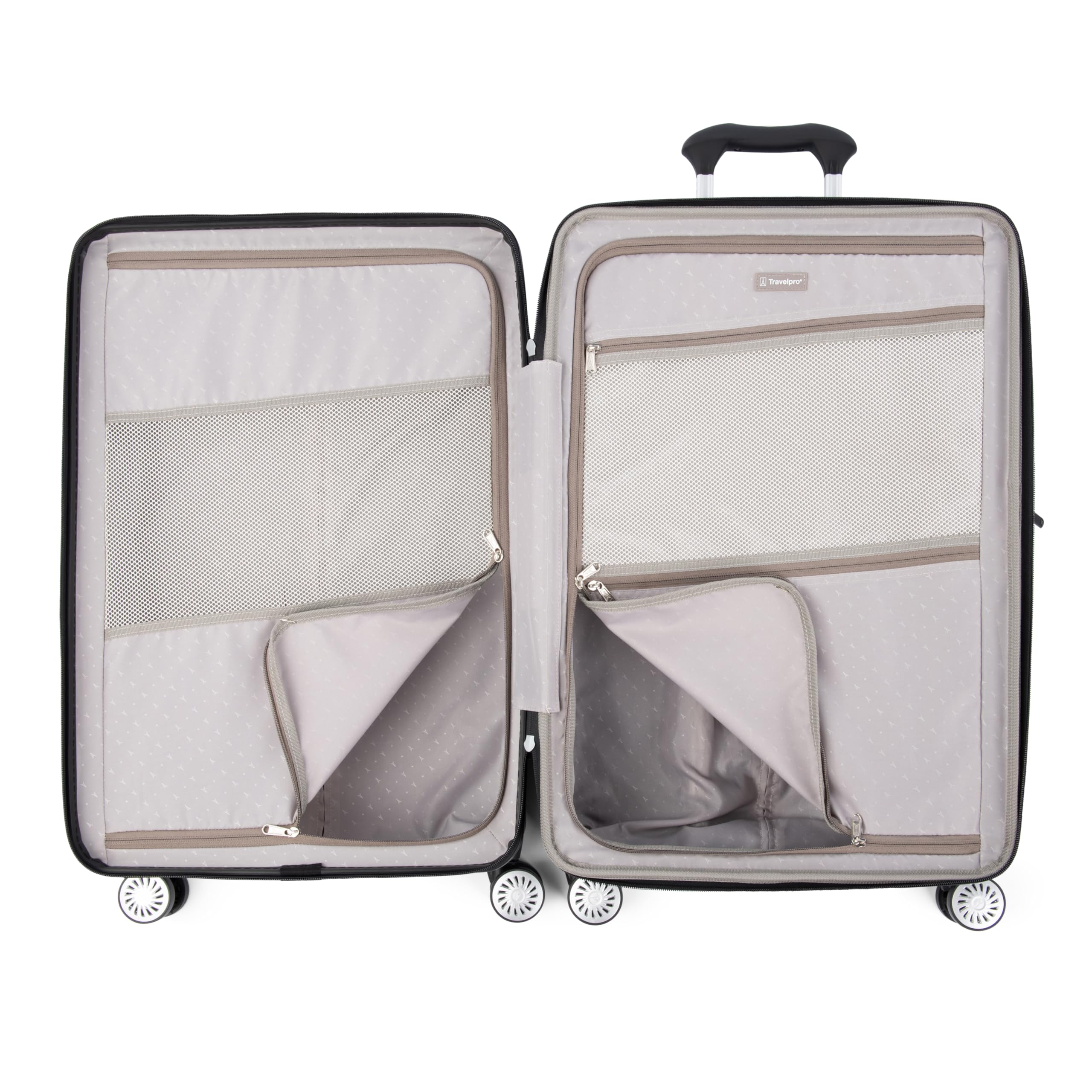 Travelpro Pathways 3 Hardside Expandable Luggage, 8 Spinner Wheels, Lightweight Hard Shell Suitcase, Checked Medium 25 Inch ( Black Knight , Checked Medium 25 Inch ) Black Knight Checked Medium 25 Inch U3