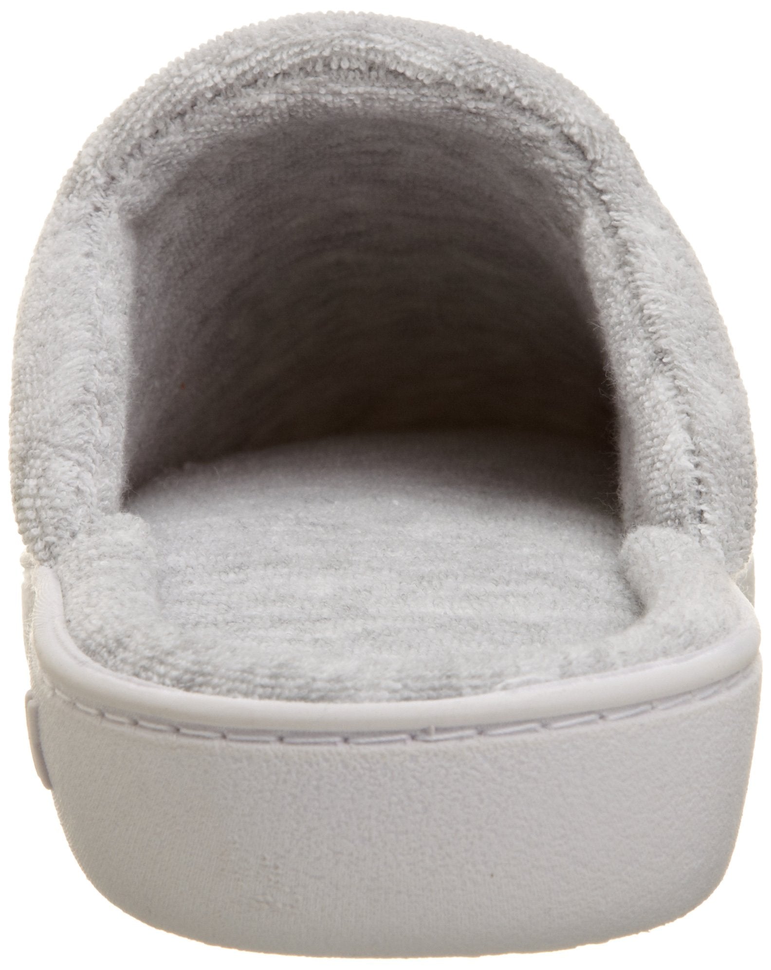 Isotoner Women's Terry Embroidered Scalloped Clog ( Heather Grey , 5.5-6 ) Heather Grey 5 5 6 U1