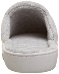 Isotoner Women's Terry Embroidered Scalloped Clog ( Heather Grey , 6.5/7 ) Heather Grey 6 5 7 U1