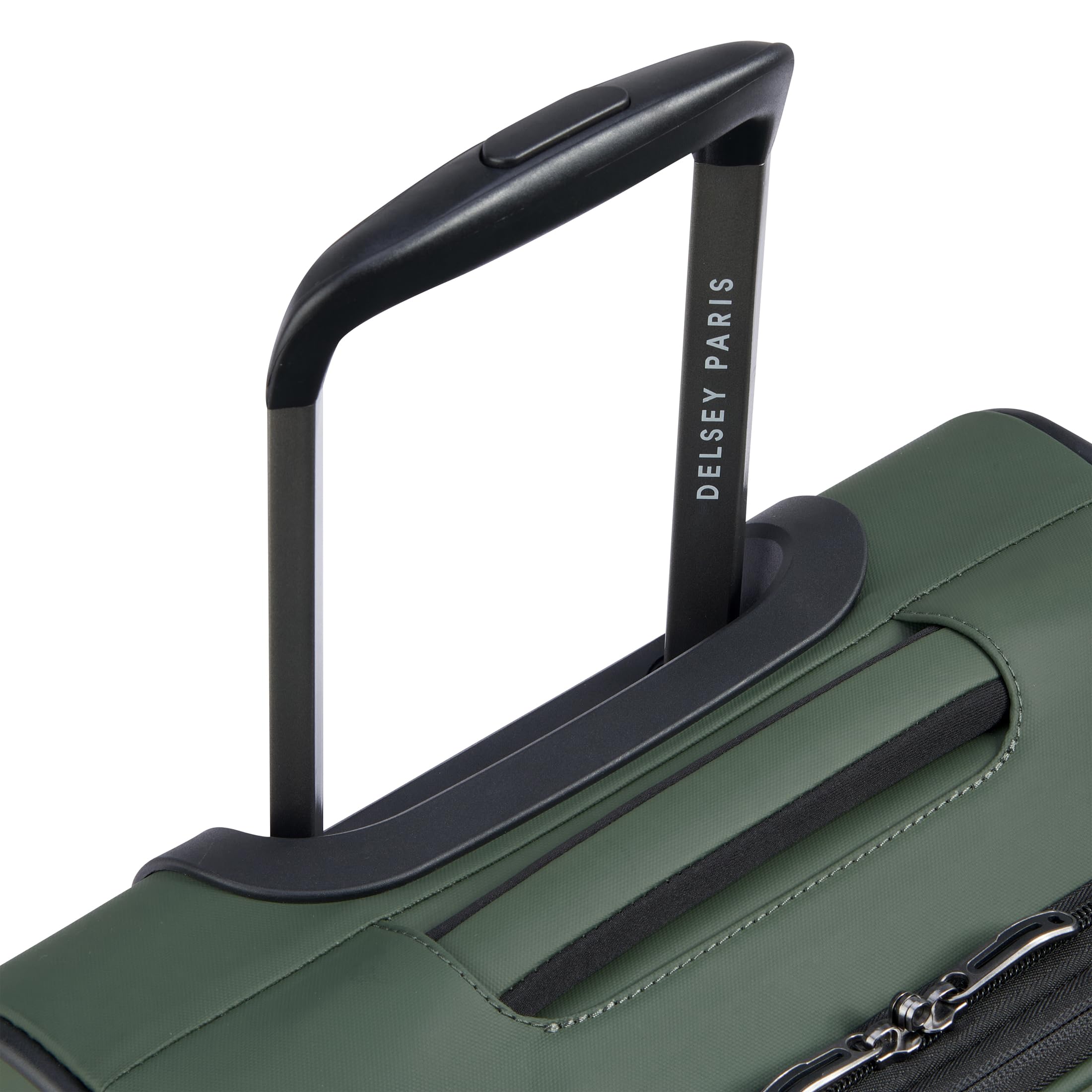 DELSEY Paris Sky Lite Softside Expandable Luggage with Spinner Wheels ( Green , Carry on 19 Inch ) Green Carry On 19 Inch U1