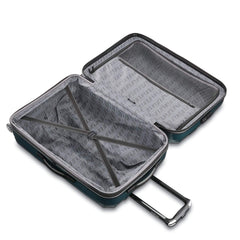 Samsonite Centric 2 Expandable Hardside Luggage Set with Dual Spinner Wheels ( Emerald Green , Checked-Medium 24-Inch ) Emerald Green Checked Medium 24 Inch U1