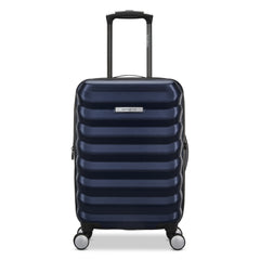 Samsonite Hard-Sided 20-Inch Lightweight Carry On Expandable Element Suitcase: Durable, 360 Spinner Wheels, Adjustable Telescopic Handle, TSA-Approved Lock ( Navy , 20-Inch Carry-On ) Navy 20 Inch Carry On U1