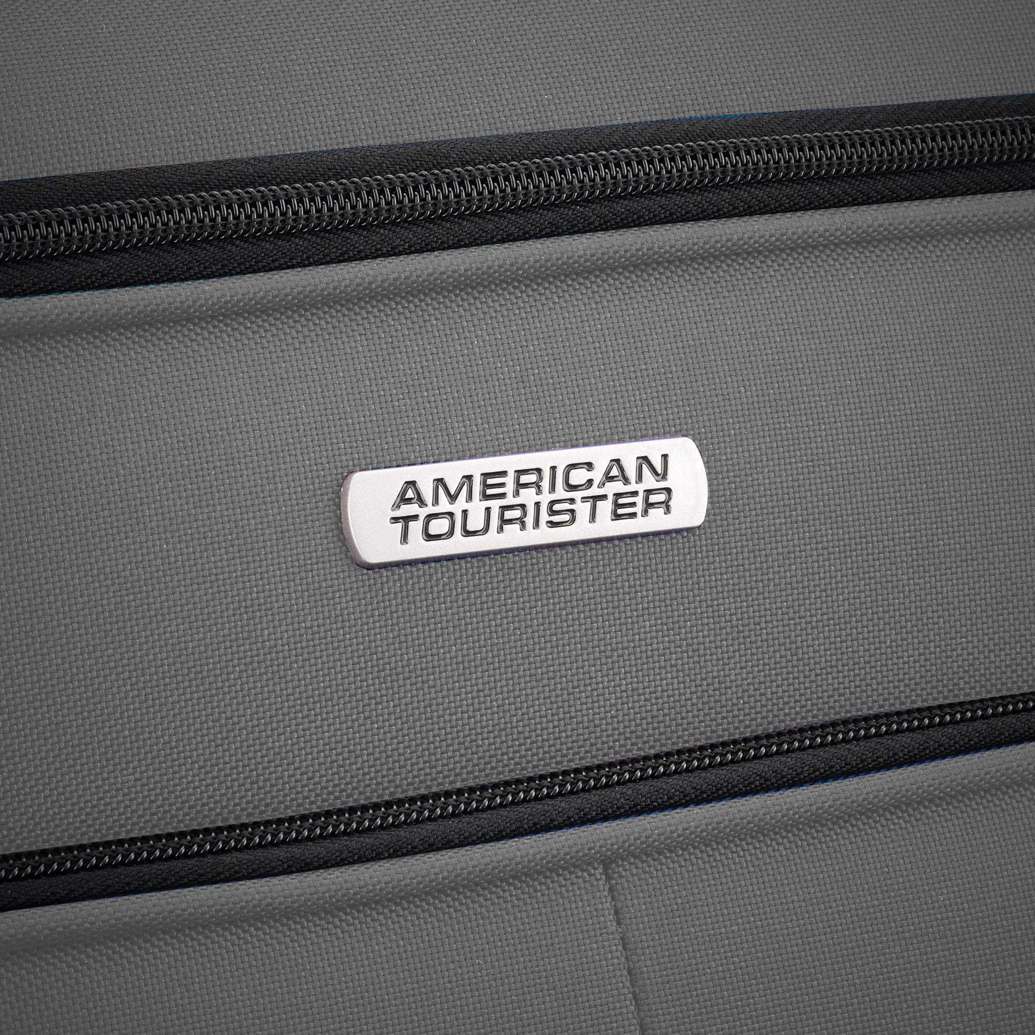 American Tourister Pop Max Softside Luggage with Spinner Wheels Charcoal 3 Piece Set 21 25 29 U6