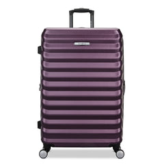 Samsonite Hard-Sided 28-Inch Lightweight Checked Large Expandable Element Suitcase: Durable, 360 Spinner Wheels, Adjustable Telescopic Handle, TSA-Approved Lock ( Dusk Purple , 28-Inch Checked-Large ) Dusk Purple 28 Inch Checked Large U1