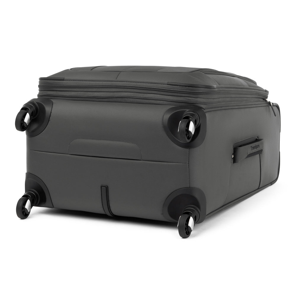 Travelpro Maxlite 5 Softside Expandable Luggage with 4 Spinner Wheels, Lightweight Suitcase, Men and Women ( Shadow Grey , Checked-Medium 25-Inch ) Shadow Grey Checked Medium 25 Inch U3