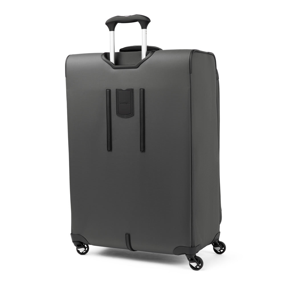 Travelpro Maxlite 5 Softside Expandable Luggage with 4 Spinner Wheels, Lightweight Suitcase, Men and Women Shadow Grey Checked Large 29 Inch U6