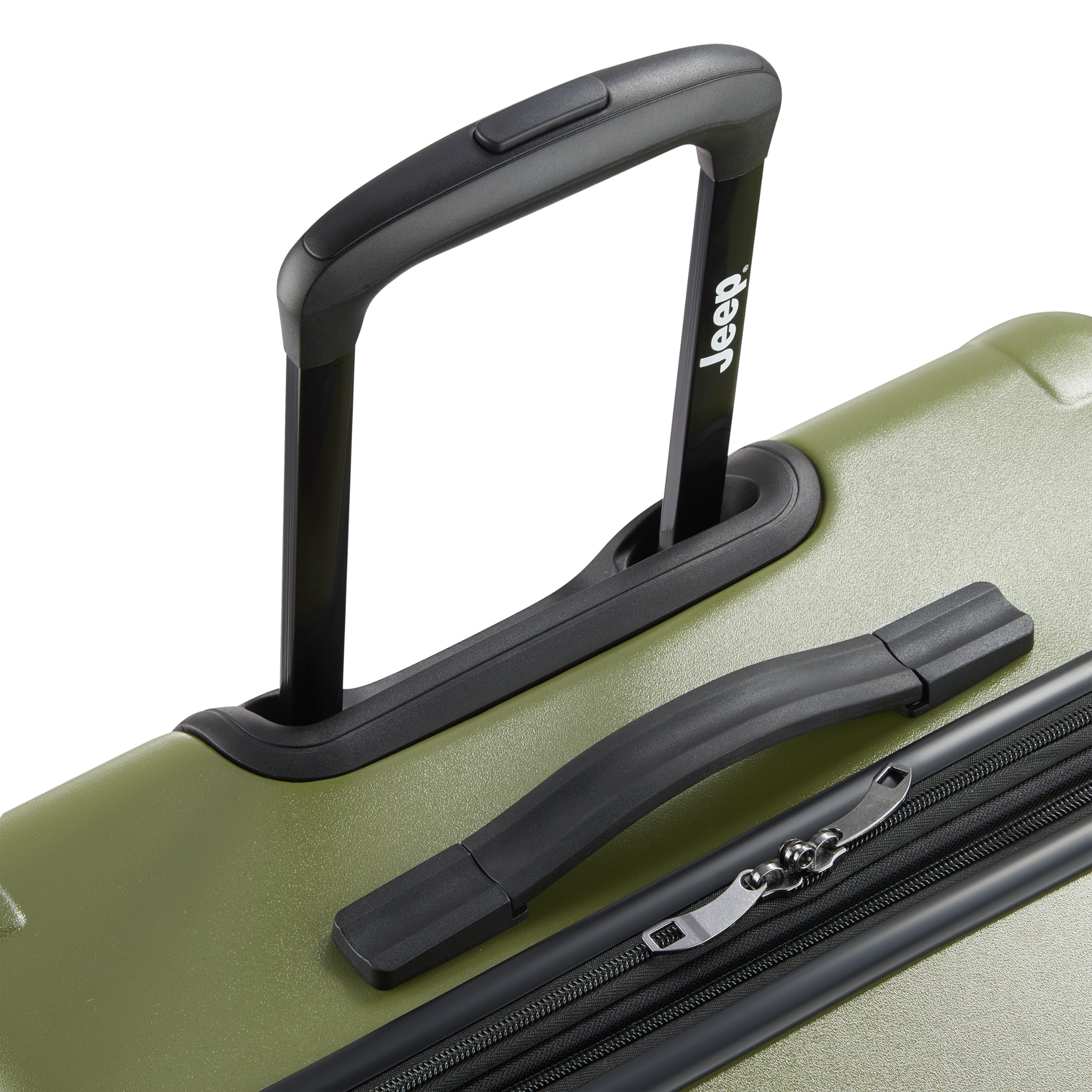 Jeep JH004C Hardside Expandable Luggage with Spinner Wheels ( Avocado , Checked-Large 28 Inch ) Avocado Checked Large 28 Inch U2