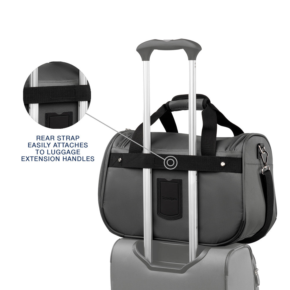 Travelpro Maxlite 5 Softside Lightweight Underseat Carry-On Travel Tote, Overnight Weekender Bag, Men and Women Shadow Grey One Size U5